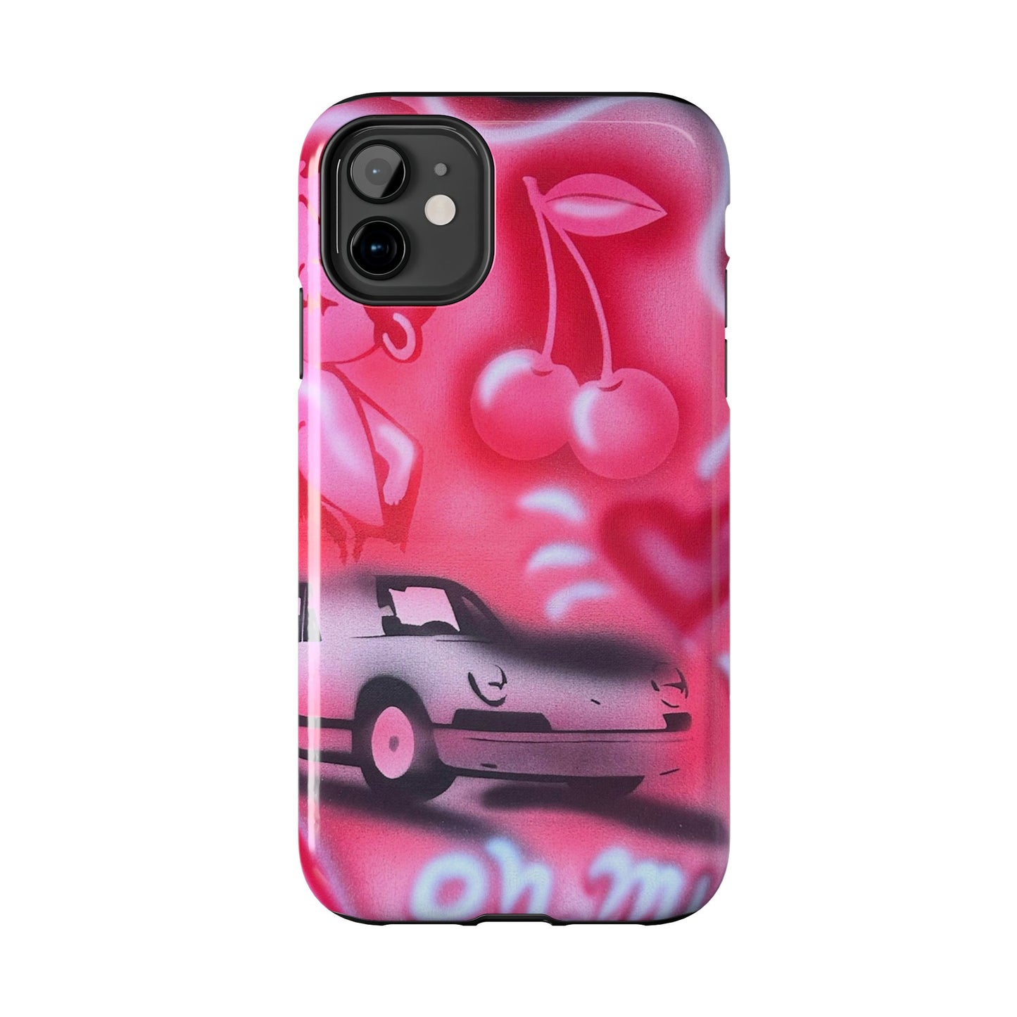 "on her way" airbrush iPhone case
