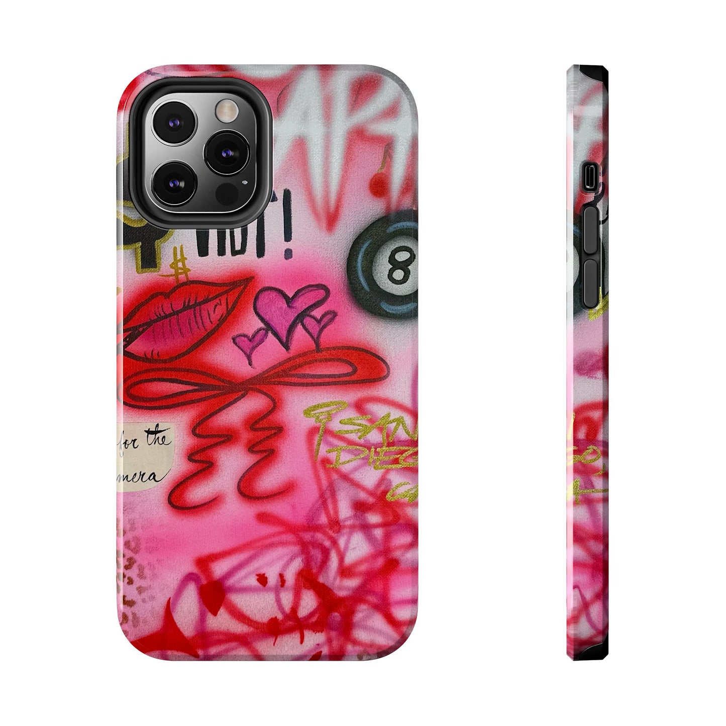 "IT girl" airbrush iPhone case