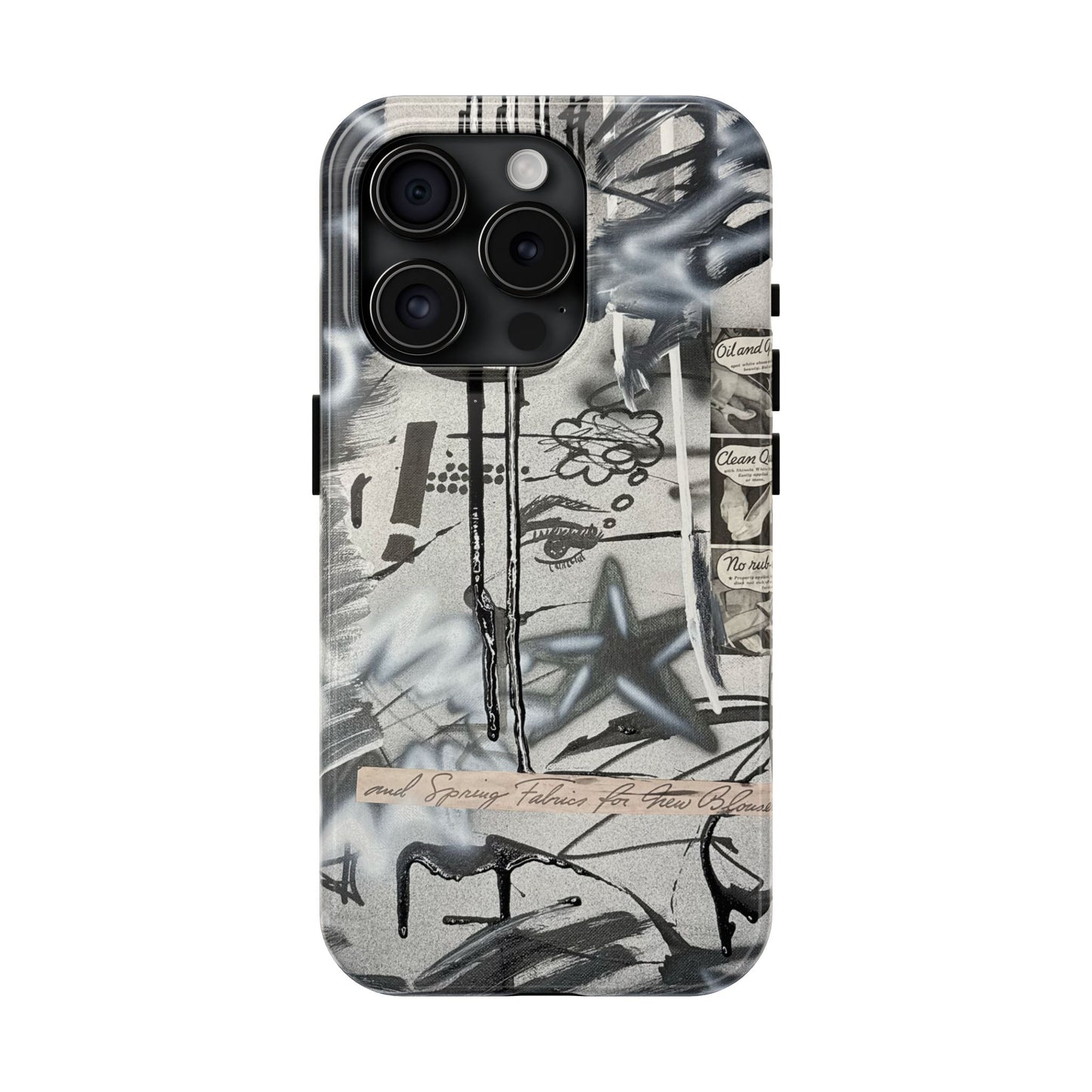 "monochrome mood" airbrush iPhone case