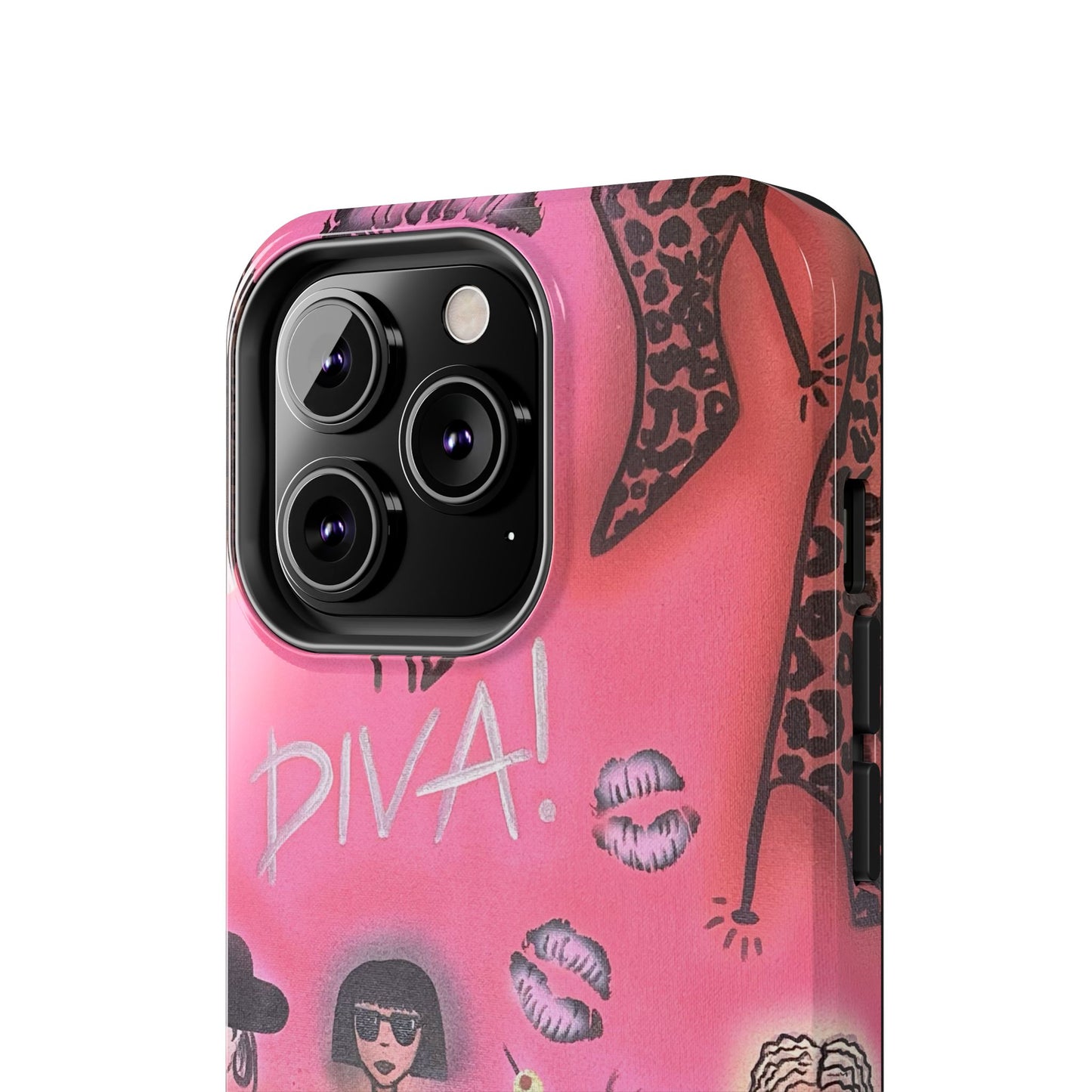 "party diva" airbrush iPhone case