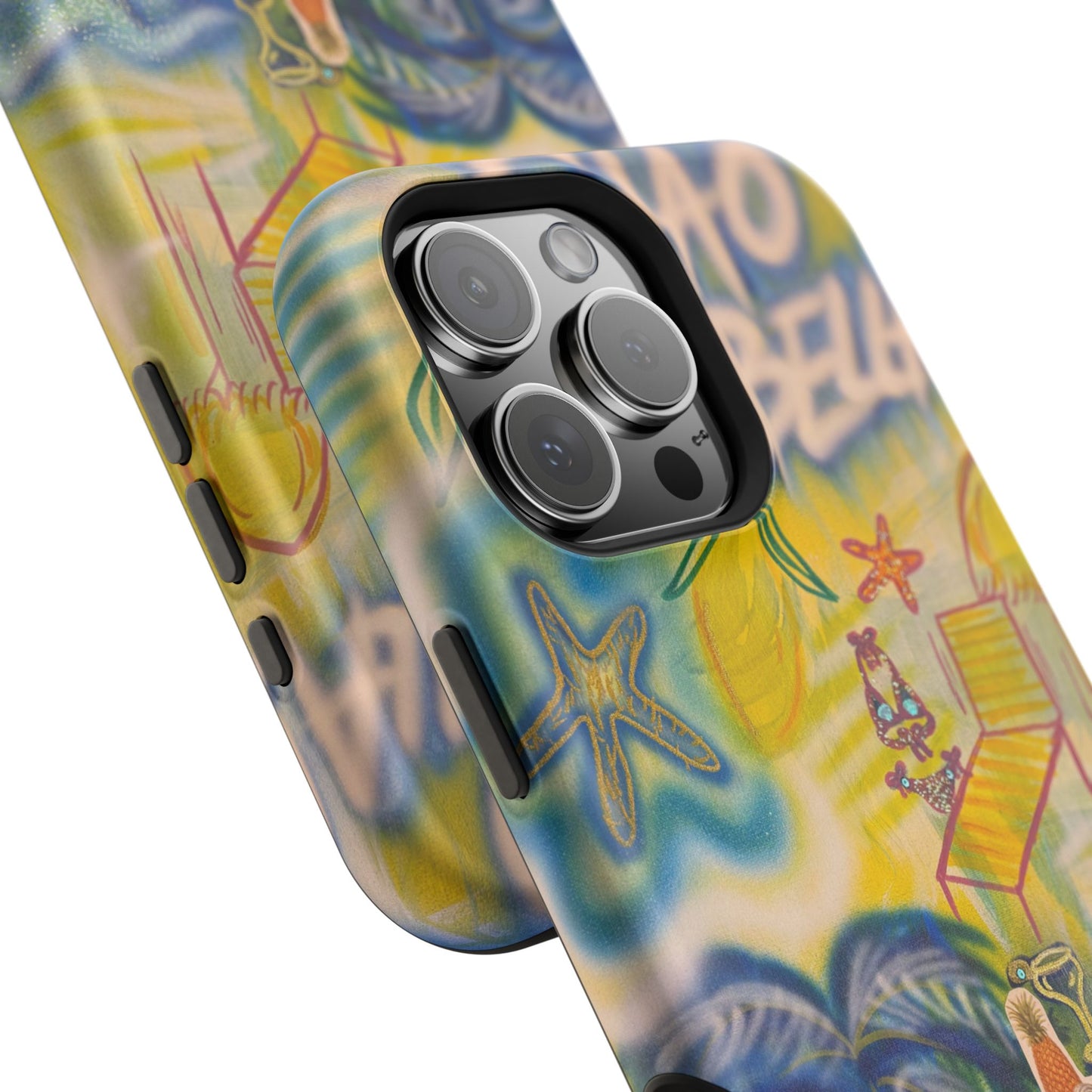MagSafe "ciao bella" airbrush iPhone case
