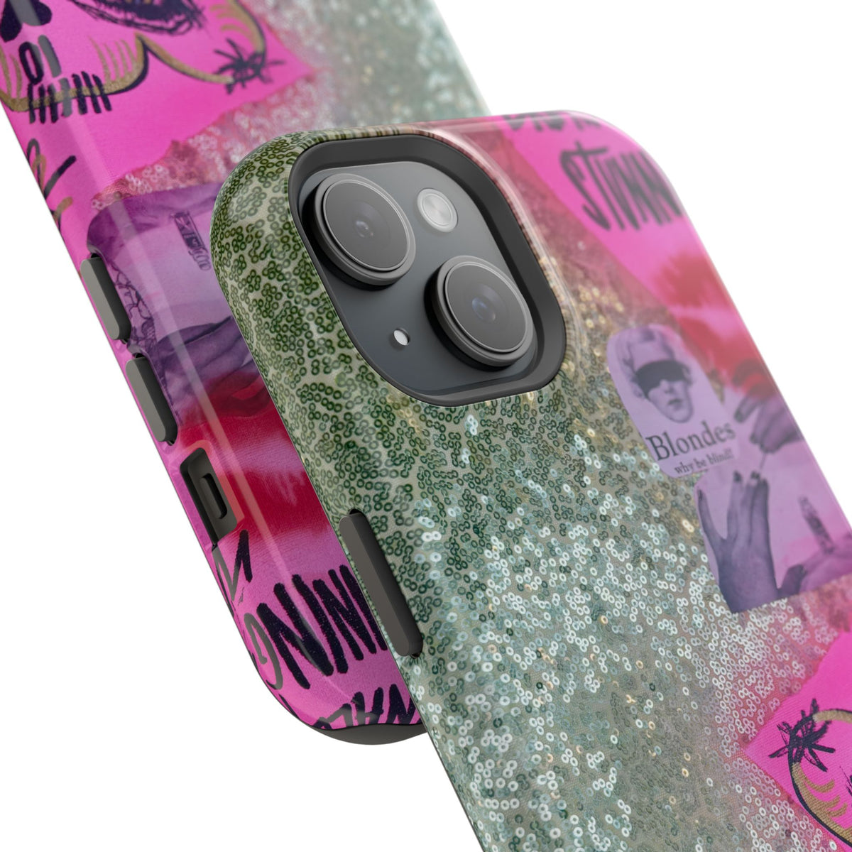 MagSafe "glitter gloss" airbrush iPhone case