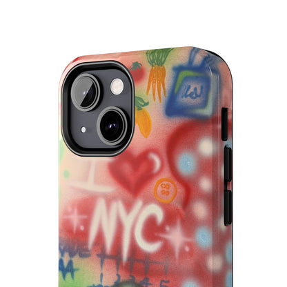 "i <3 NYC" airbrush iPhone case