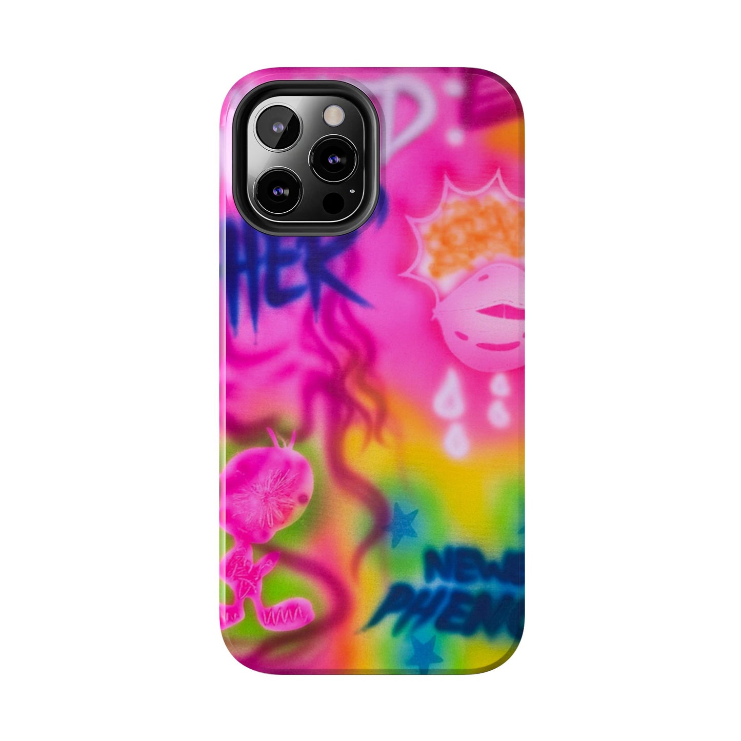 "wanted" airbrush iPhone case