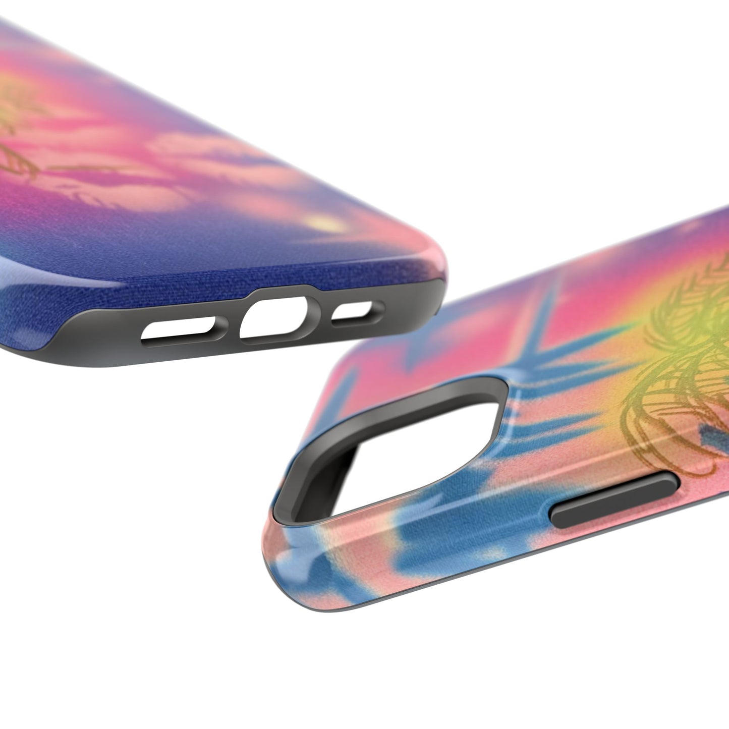 MagSafe "glowy night" airbrush iPhone case