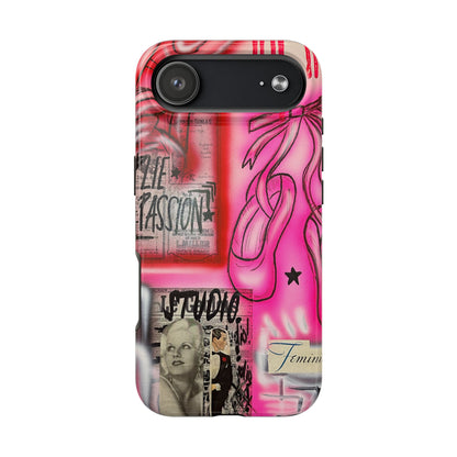 "plié passion” airbrush iPhone case