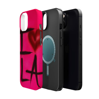 MagSafe „I ❤️ LA“ Airbrush iPhone-Hülle
