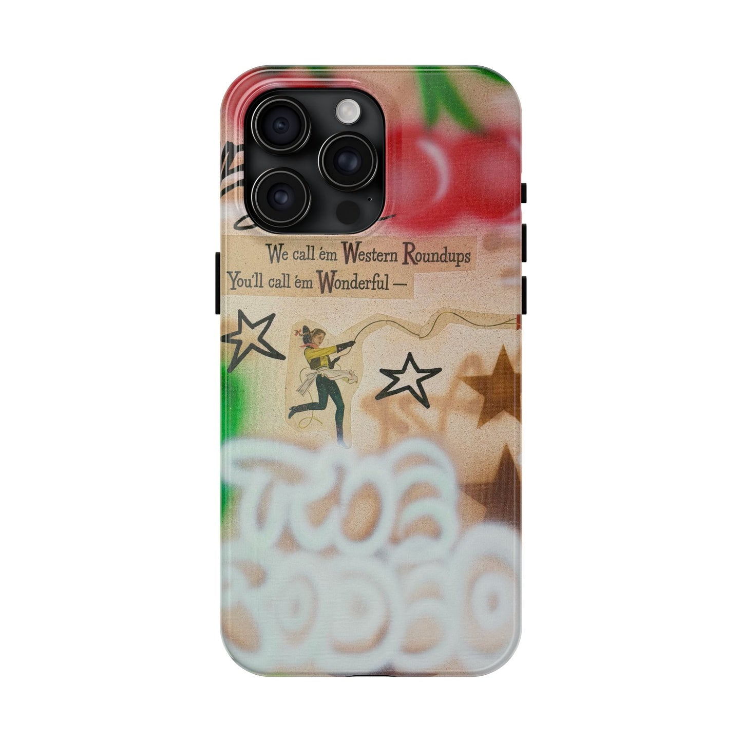 "the rodeo" airbrush iPhone case