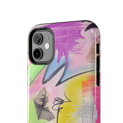 "pastel static" airbrush iPhone case