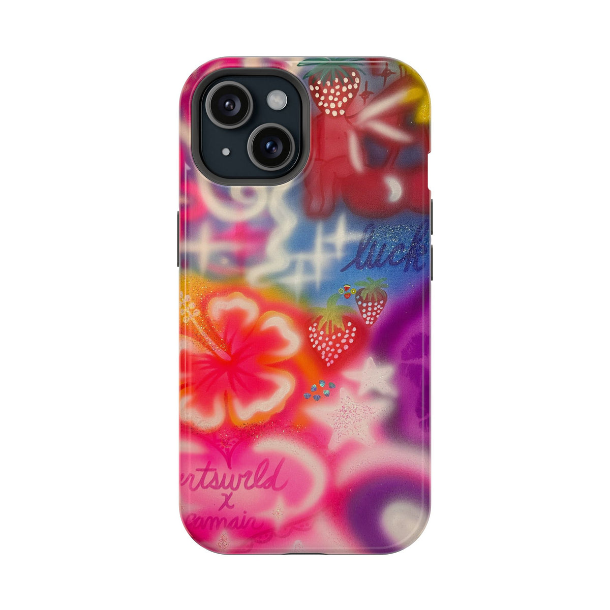 MagSafe „luck & luv“ Airbrush iPhone-Hülle