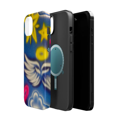 MagSafe "celestial halo" airbrush iPhone case