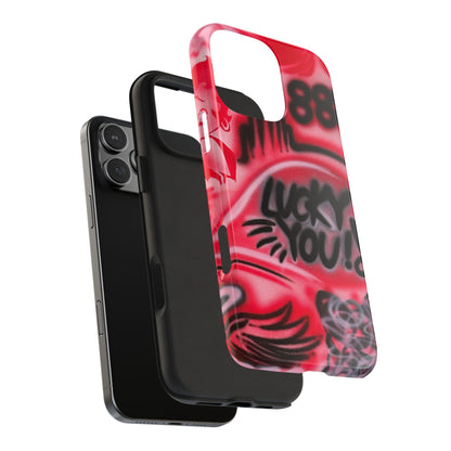 "LUCKY YOU! PT. 2" airbrush iPhone case