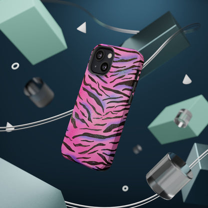 MagSafe "glitter zebra" airbrush iPhone case