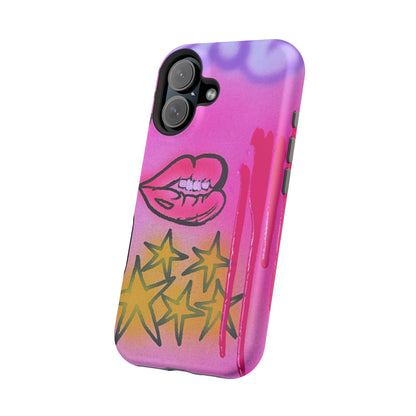 MagSafe "star drip" airbrush iPhone case