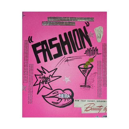 "high fashion" airbrush rolled print