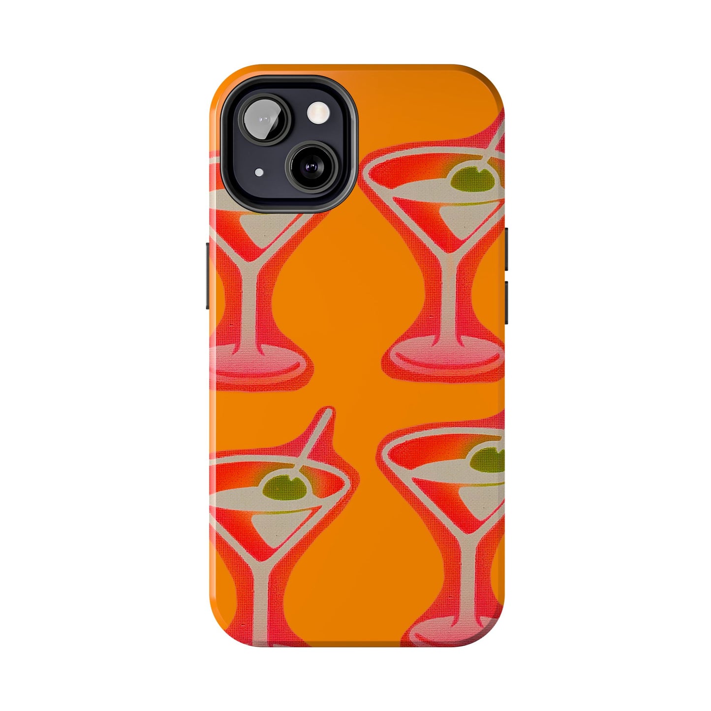 "shaken, not stirred” airbrush iPhone case