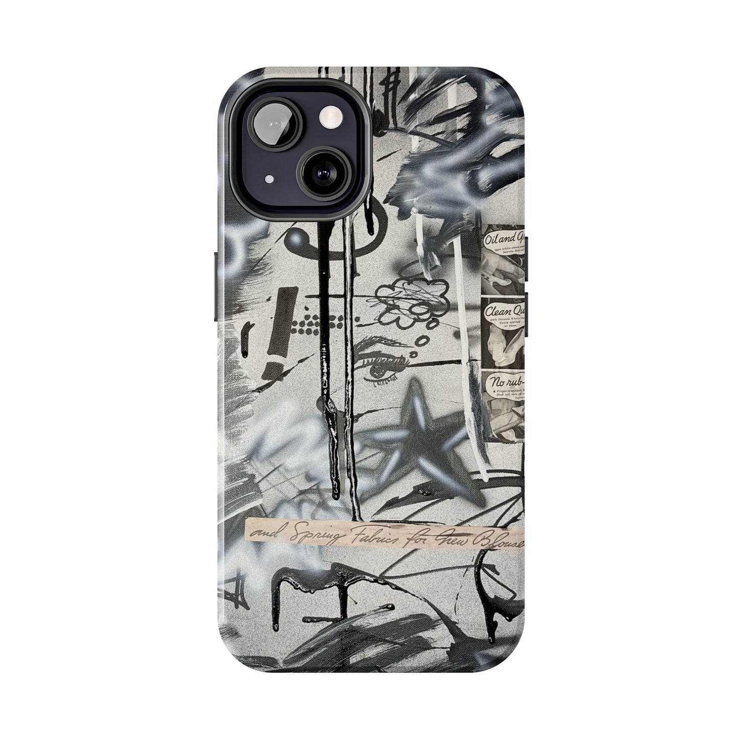 "monochrome mood" airbrush iPhone case