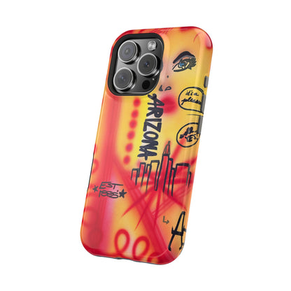MagSafe "tempe, az" airbrush iPhone case