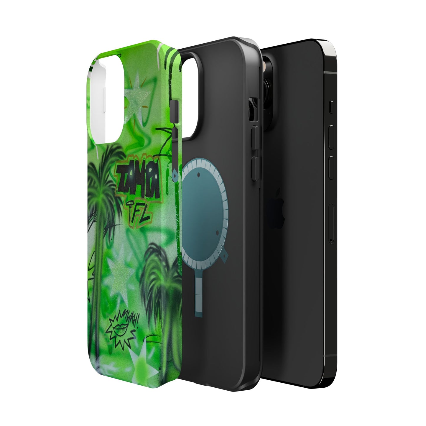MagSafe "tampa, fl" airbrush iPhone case