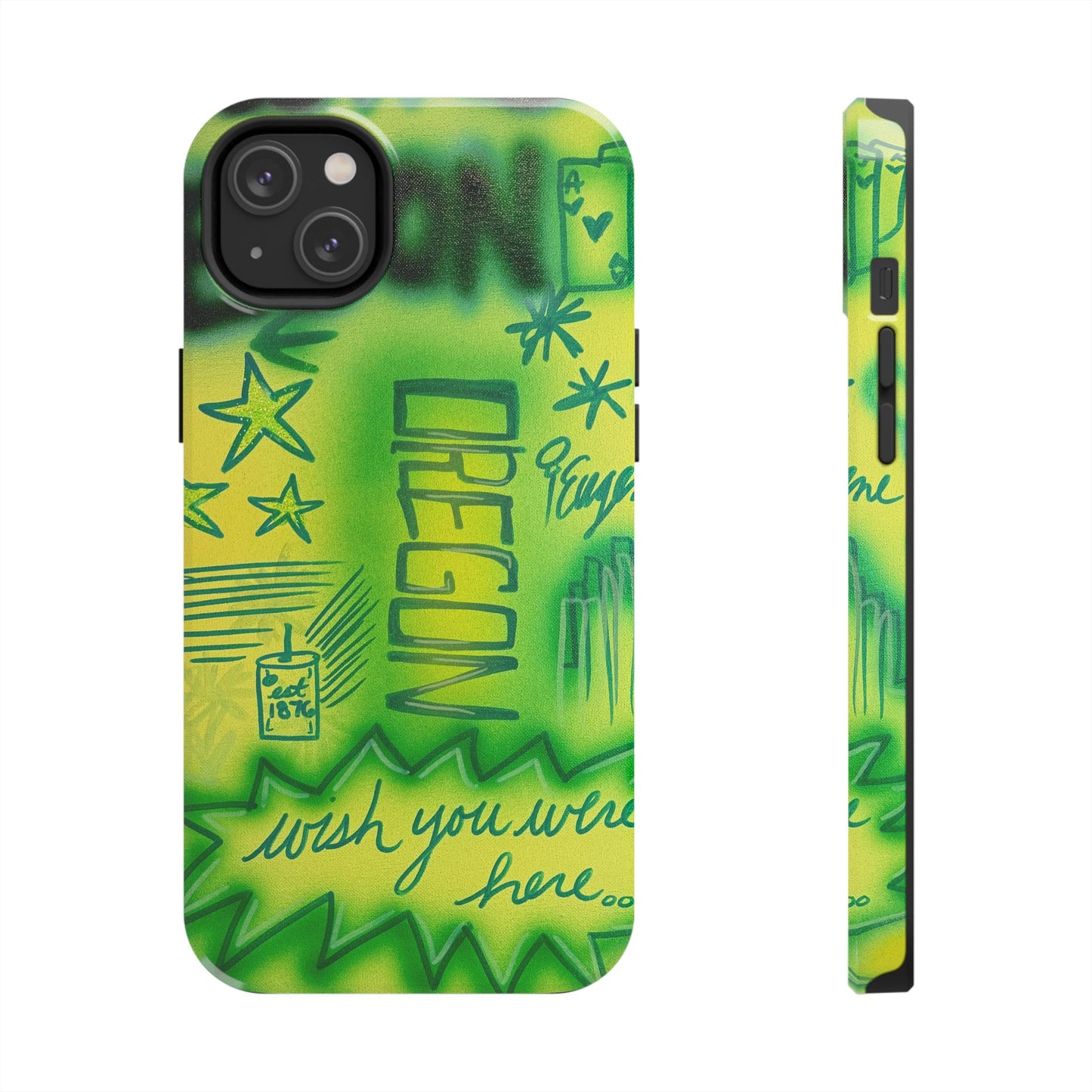 "oregon" airbrush iPhone case