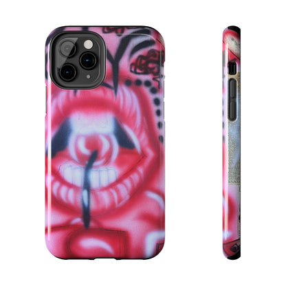 "be happy go lucky" airbrush iPhone case