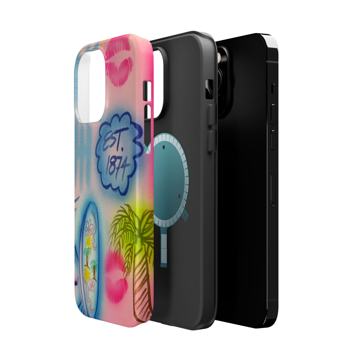 MagSafe "in the wave" airbrush iPhone case
