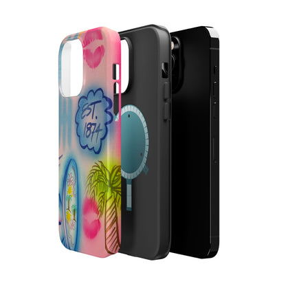 MagSafe "in the wave" airbrush iPhone case