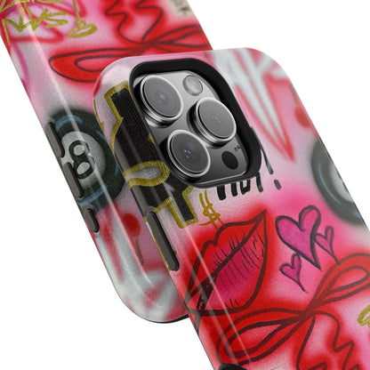 MagSafe "IT girl" airbrush iPhone case