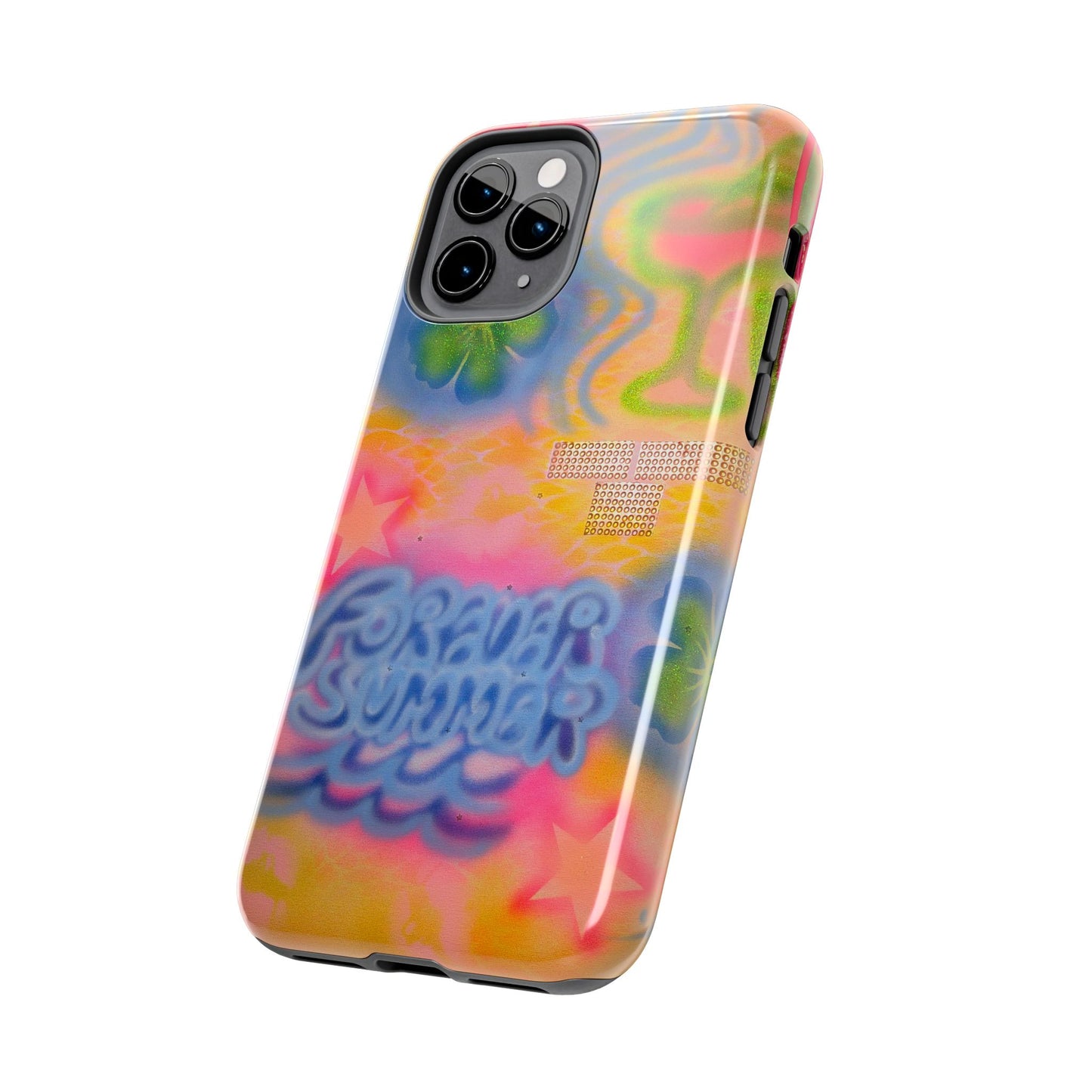 "forever summer" airbrush iPhone case