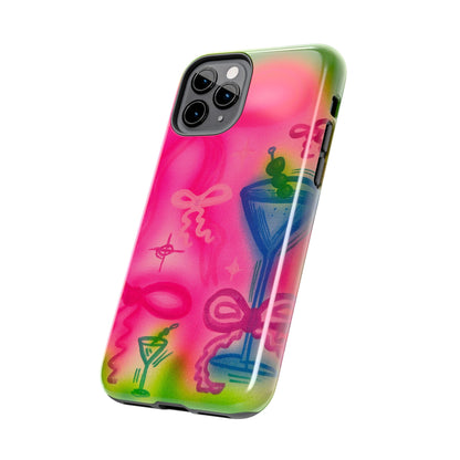 "bow martini" airbrush iPhone case