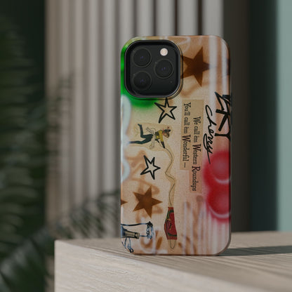 MagSafe "very cherry" airbrush iPhone case
