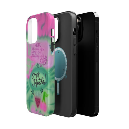 MagSafe "matcha!" airbrush iPhone case