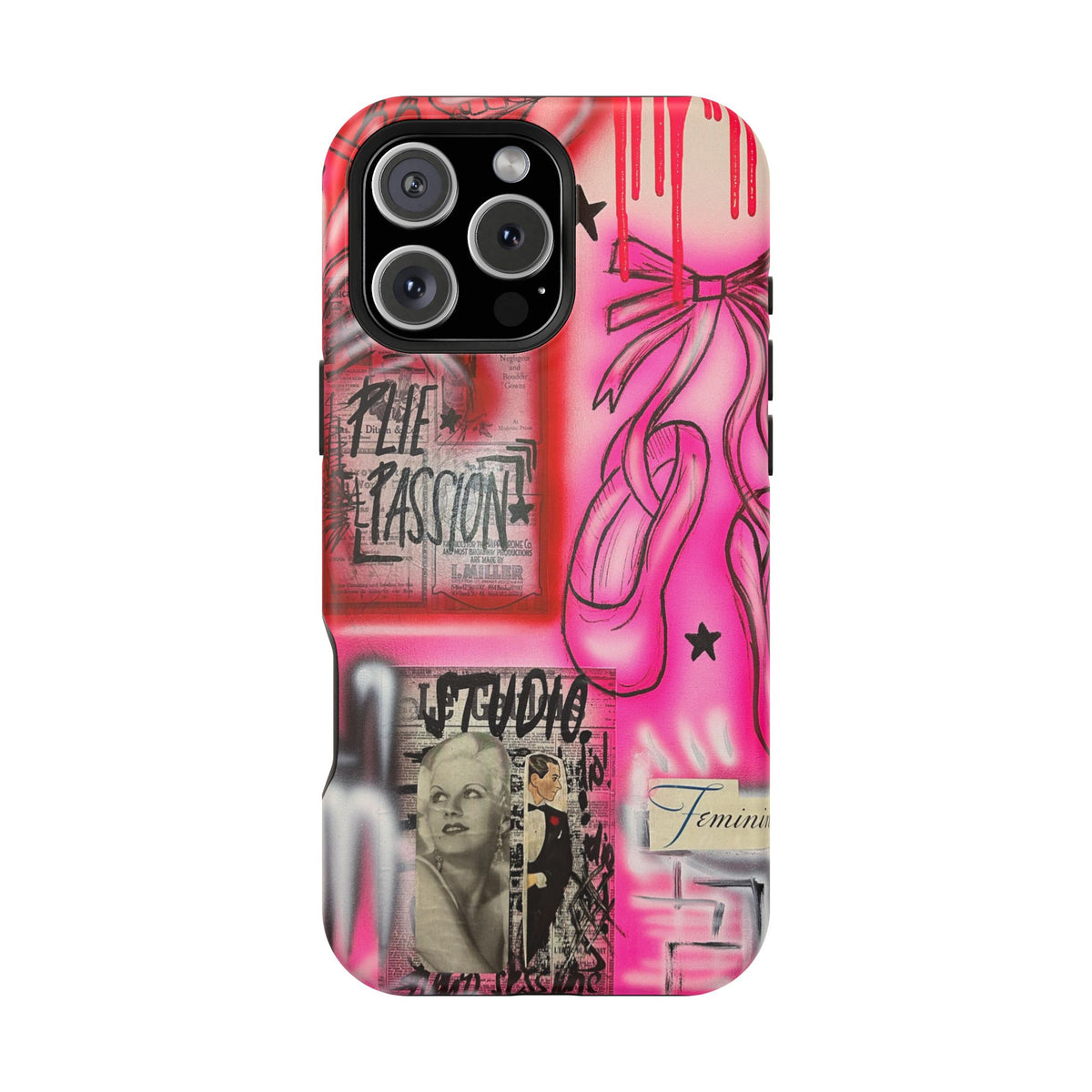 MagSafe "plié passion" airbrush iPhone case