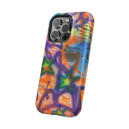 MagSafe "streetwear angel" airbrush iPhone case