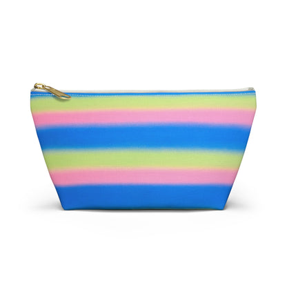 "sherbet stripes" airbrush makeup pouch