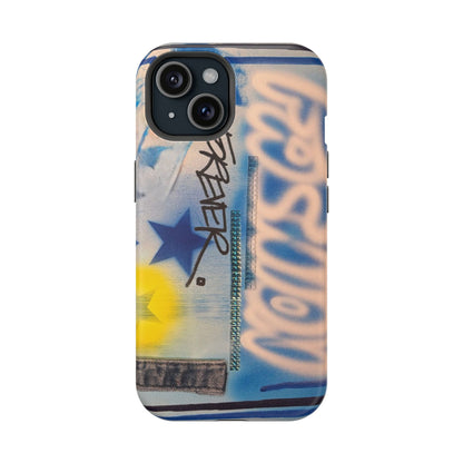 MagSafe "fashion forever" airbrush iPhone case