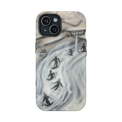 MagSafe "arctic avalanche" airbrush iPhone case