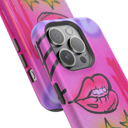 MagSafe "star drip" airbrush iPhone case