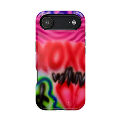 MagSafe Airbrush-iPhone-Hülle „with luv, xoxo“