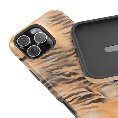 MagSafe "neutral tiger" airbrush iPhone case