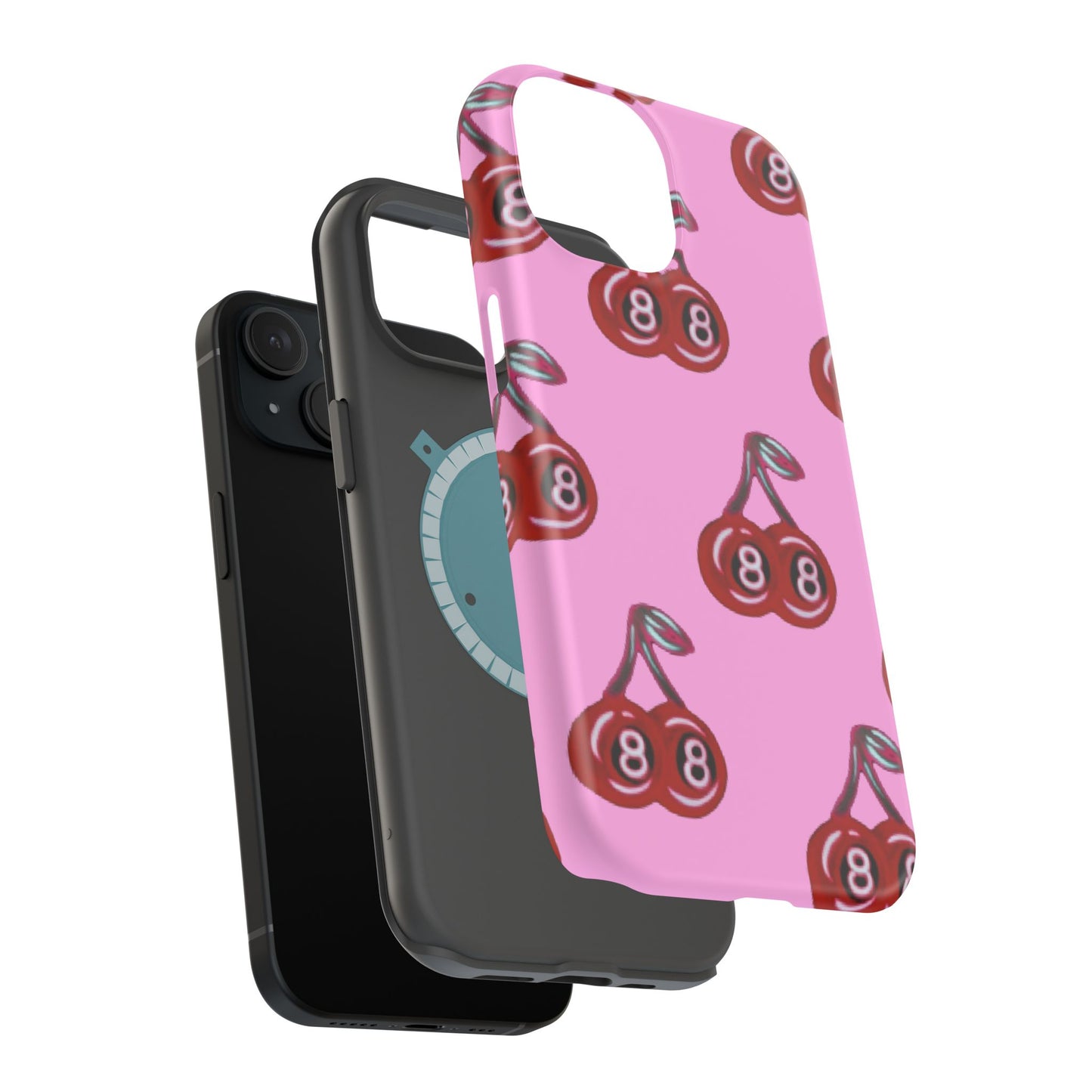 MagSafe "cami cherry pink" Airbrush iPhone Hülle