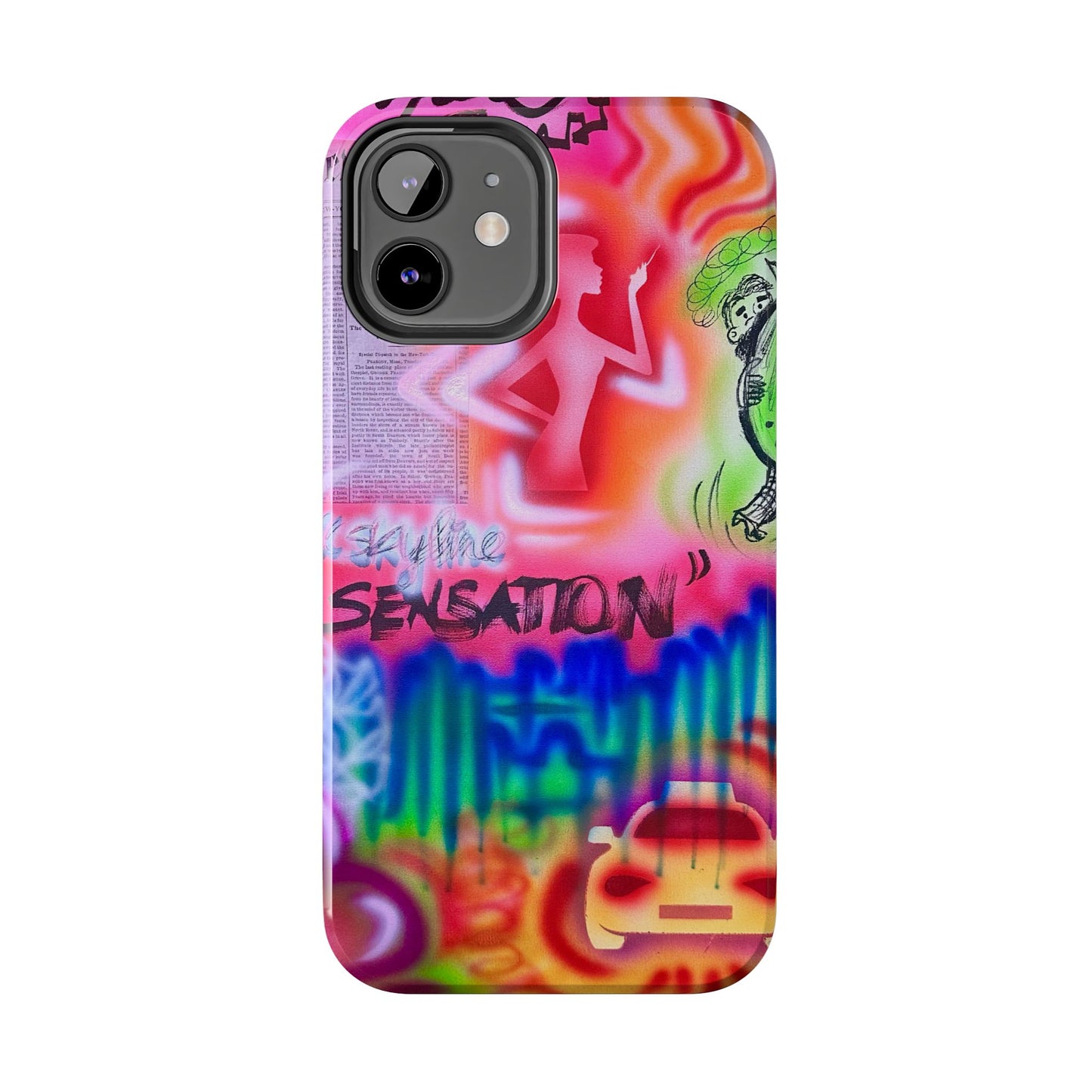 "skyline sensation" airbrush iPhone case