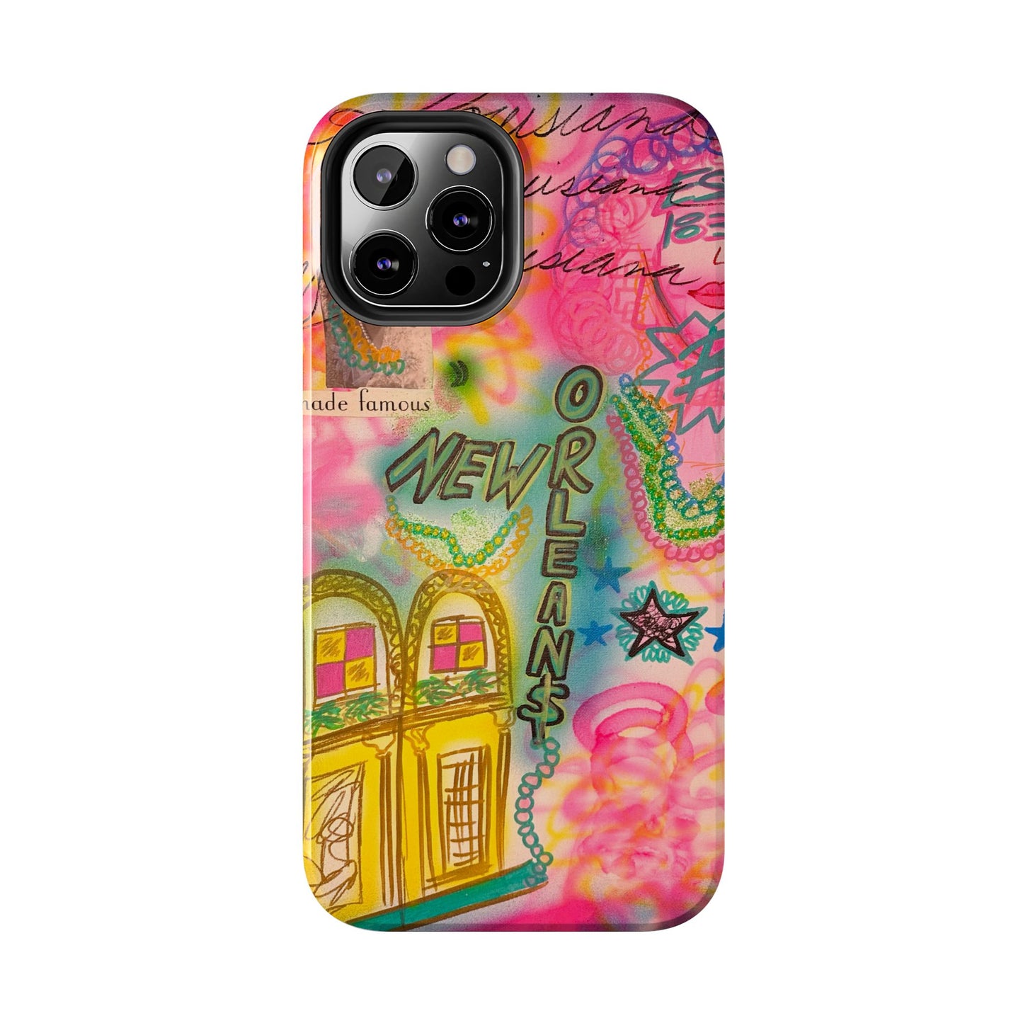 "new orleans, la" airbrush iPhone case