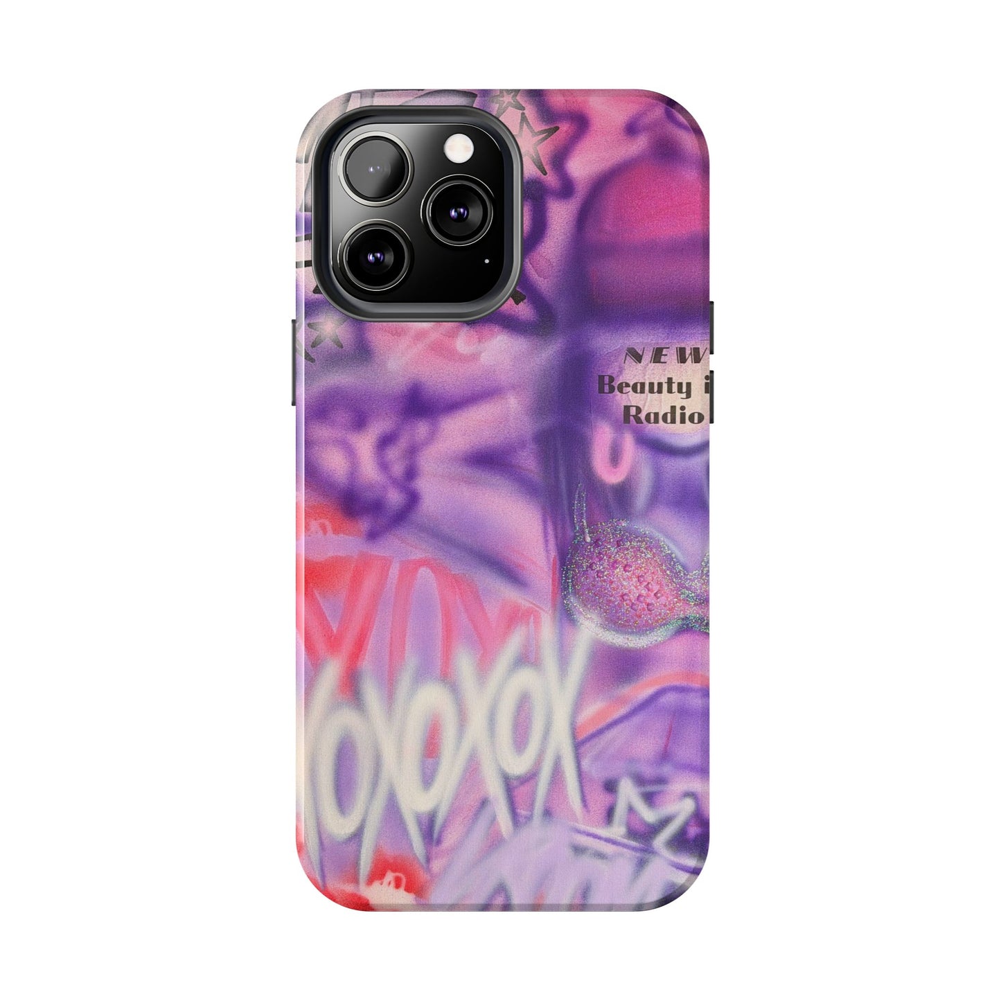 "mic check" airbrush iPhone case