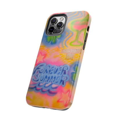 "forever summer" airbrush iPhone case