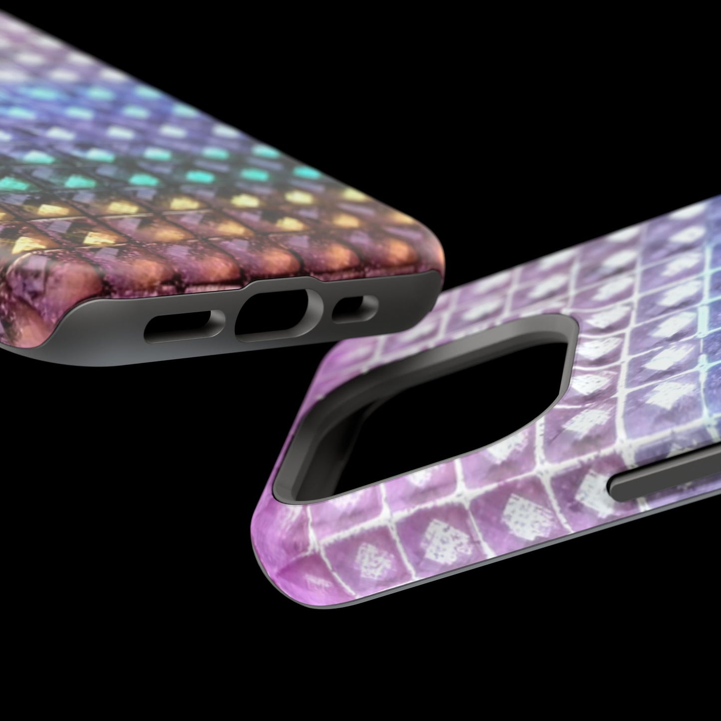 MagSafe "multicolor studs" airbrush iPhone case