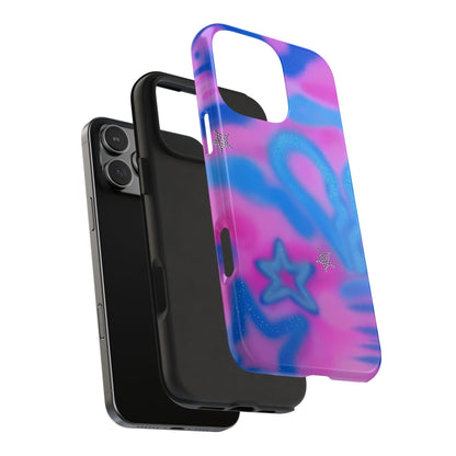 "blue camo" airbrush iPhone case