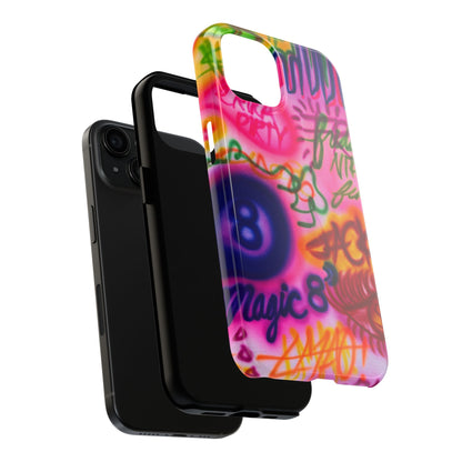 "colorful chaos" airbrush iPhone case