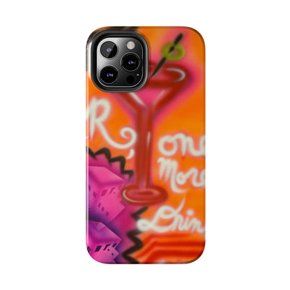 "one more drink!" airbrush iPhone case