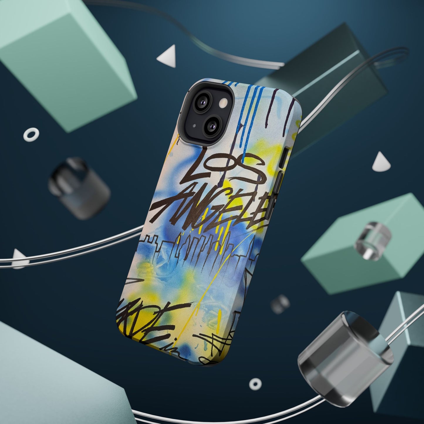 MagSafe "los angeles" airbrush iPhone case